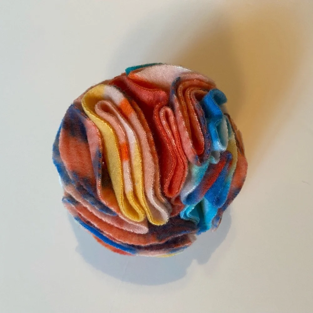 Cat Snuffle Sniffer Ball 4 inch , Treat Dispensing Toy/ Catnip Toy